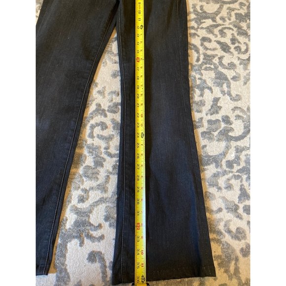 Seven 7 for all mankind black womens jeans size 25 bootcut - Picture 3 of 8